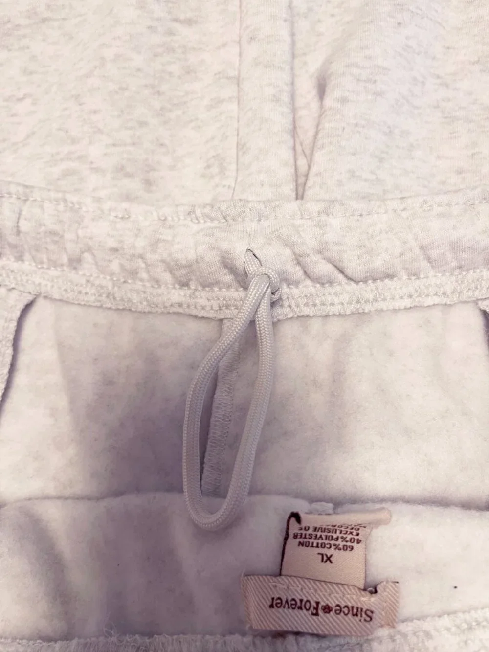 Lot of 2 Women's Lounge Pants XL Since Forever Gray Fleece & Navy Polka Dot NWT